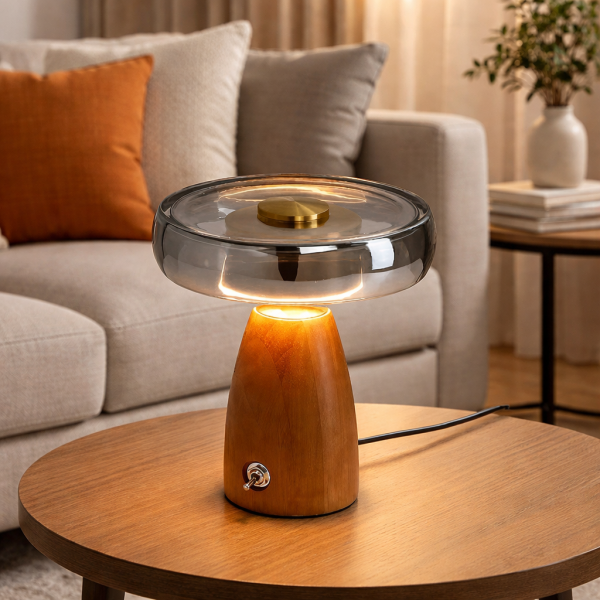 Vintage Mushroom Lamp